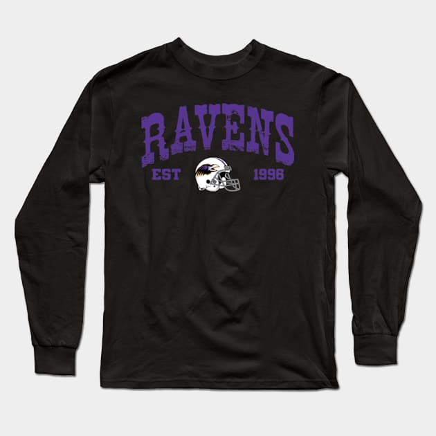 Ravens Football Long Sleeve T-Shirt by apparel-art72